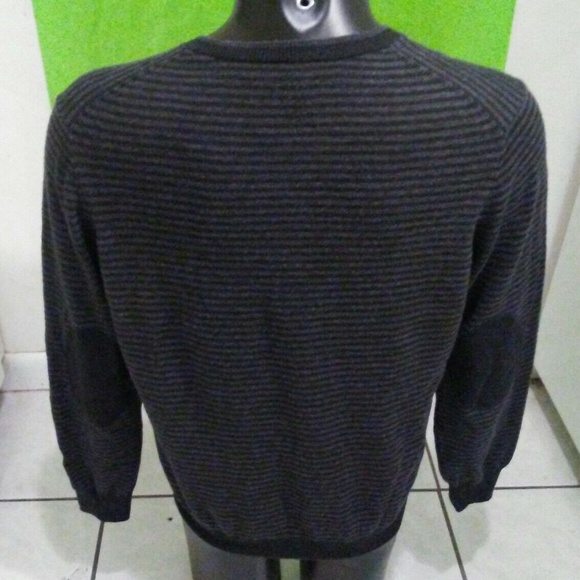 Pronto Uomo Wool Acrylic V-Neck Sweater - Picture 4 of 8